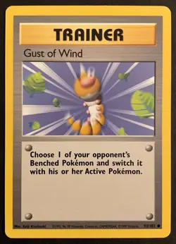 Gust of Wind 93/102 - Pokemon Base Set (Common) [LP/Excellent] - Image 1