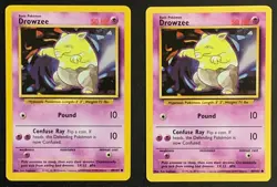 Drowzee 49/102 - Pokemon Base Set [2 PK] (Common) [LP/Excellent] - Image 1