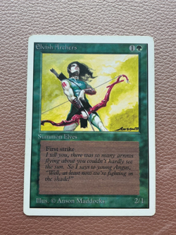 Elvish archers unlimited MTG Magic the gathering - Image 1