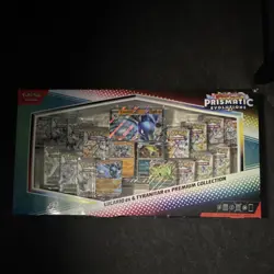 Pokemon Prismatic Evolutions Lucario ex & Tyranitar ex Premium Collection Box, … - Image 1