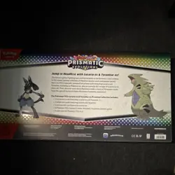 Pokemon Prismatic Evolutions Lucario ex & Tyranitar ex Premium Collection Box, … - Image 2