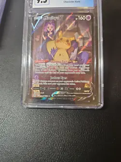 Pokemon Mimikyu V Character Rare TG16/TG30 Brilliant Stars CGC 9.5 Holo - Image 4