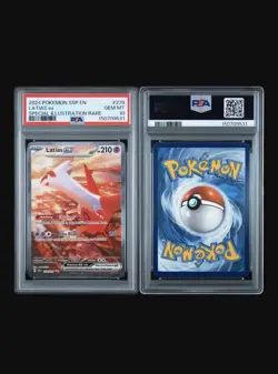 2024 POKEMON SURGING SPARKS LATIAS EX #239 SIR PSA 10! - Image 3
