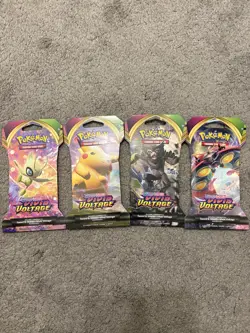 Pokemon TCG Sword and Shield: Vivid Voltage full sleeved Blister -Art Set of 4 - Image 3