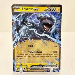 Pokemon Black Bolt Zekrom Ex 034/086 LP - Image 1