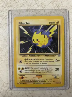 Pikachu -m - Neo Genesis 70/111 Pokemon Card - LP- Vintage WOTC - Image 1