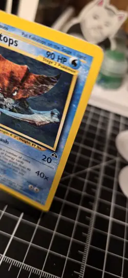 Pokemon TCG Kabutops Neo Discovery 6 Holo Unlimited Rare Mp - Image 2