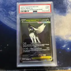 Pokemon TCG Mega Absol EX Sir 180/132 Mega Evolution Card PSA 9 - Image 1