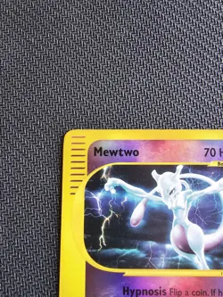 Pokemon Mewtwo TCG Reverse Holo Rare Card 56/165 Expedition Base Set 2002 - Image 2
