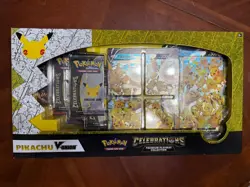 Pokemon Celebrations 25th Anniversary Pikachu V-union Premium Playmat Collection - Image 1