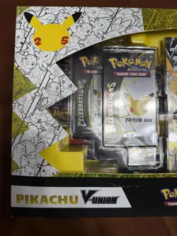 Pokemon Celebrations 25th Anniversary Pikachu V-union Premium Playmat Collection - Image 2