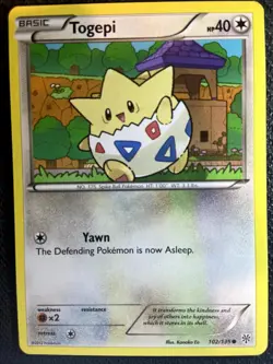 Togepi 102/135 Plasma Storm Pokemon Non Holo 2013 - Image 1