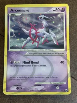Arceus Holo Rare Arceus AR7 LP-NM - Image 1
