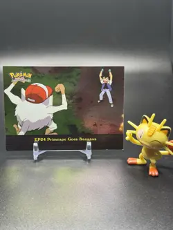 2000 Topps Pokemon #EP24 Primeape Goes Bananas Foil - Image 1