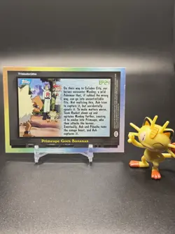 2000 Topps Pokemon #EP24 Primeape Goes Bananas Foil - Image 2