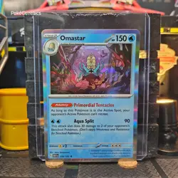 Omastar 151 Holo Pokemon TCG 139/165 Scarlet & Violet Rare - Image 1