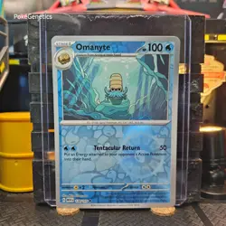 Omanyte 151 Reverse Holo Pokemon TCG 138/165 Scarlet & Violet Uncommon - Image 1