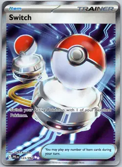 Switch 123/094 Ultra Rare Phantasmal Flames NM/MINT+ (Pack Fresh) - Image 1