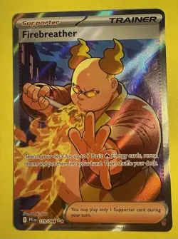 Pokemon ~ Firebreather 119/094 ~ Phantasmal Flames ~ Pack Fresh - Image 1