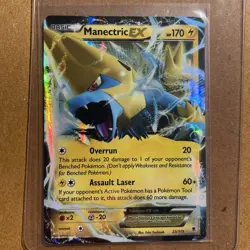 Pokemon TCG Manectric EX Ultra Rare XY - Phantom Forces 23/119 - Image 1