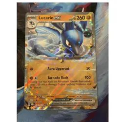 Lucario ex 051/131: Prismatic Evolutions Holo Double Rare. NM Pokemon - Image 1