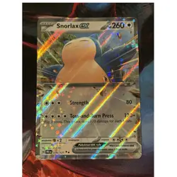 Snorlax ex 076/131 Sv: Prismatic Evolutions Holo Double Rare. NM Pokemon - Image 1