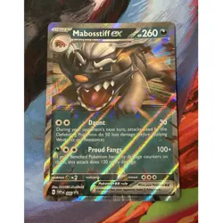Mabosstiff ex 086 Sv: Scarlet & Violet Promo Holo EX. NM Pokemon - Image 1