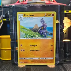 Machoke Lost Origin Pokemon TCG 087/196 Sword & Shield SWSH11 Uncommon - Image 1