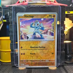 Machop 151 Reverse Holo Pokemon TCG 066/165 Scarlet & Violet Common - Image 1