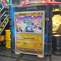 Machop 151 Reverse Holo Pokemon TCG 066/165 Scarlet & Violet Common - Image 2