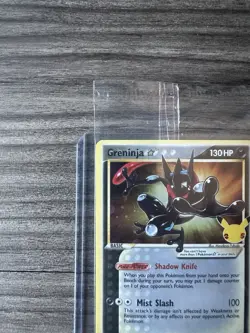 Pokemon Greninja Gold Star Promo Sealed SWSH144 Celebrations Black Star - Image 3