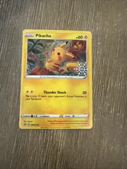 Pokemon TCG: Pikachu SWSH153 Promo Holo Rare - Holiday Calendar - NM - Image 1