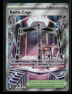 Battle Cage 116/094 Ultra Rare Phantasmal Flames Pokemon NM/M - Image 1