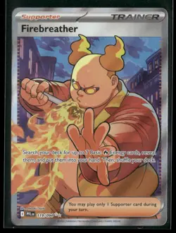 Firebreather 119/094 Ultra Rare Phantasmal Flames Pokemon NM/M - Image 1