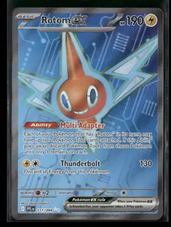 Rotom ex 111/094 Ultra Rare Phantasmal Flames Pokemon NM/M - Image 1