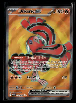 Oricorio ex 110/094 Ultra Rare Phantasmal Flames Pokemon NM/M - Image 1