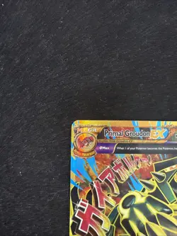 Pokemon Primal Groudon-EX (97/98) Ancient Origins HOLO Damaged - Image 2