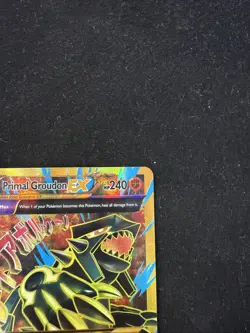 Pokemon Primal Groudon-EX (97/98) Ancient Origins HOLO Damaged - Image 3