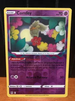 CARTA POKEMON COMFEY 079/196 REVERSE HOLO ORIGINE PERDUTA 2022 RARA ITA NUOVA - Image 1