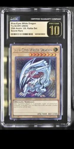 YU-GI-OH! KC01-25TH ANV ULTIMATE KAIBA SET BLUE-EYES WHITE DRAGON CGC Pristine - Image 1