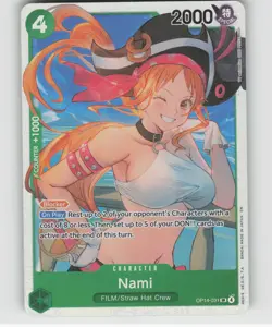 The Azure Sea's Seven #OP14-031 Nami - Image 1