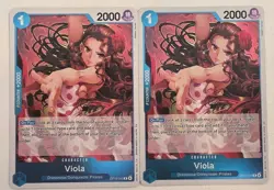 Viola OP15-040 R x2 Adventures On Kami’s Island One Piece English - NM - Image 1