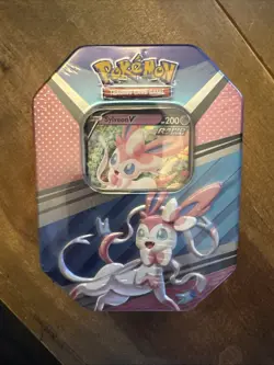 Pokemon Heroes Collectors Tin Sylveon V Brand New SEALED - Image 1