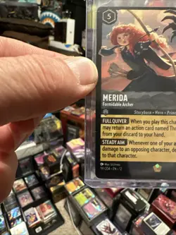 Disney Lorcana NEW wilds unknown LEGENDARY X2 Merida Formidable Archer 191/204 - Image 3