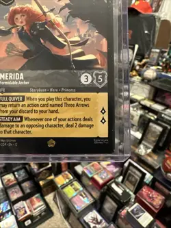 Disney Lorcana NEW wilds unknown LEGENDARY X2 Merida Formidable Archer 191/204 - Image 4