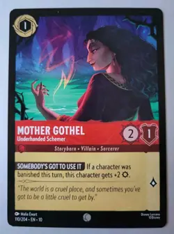 Disney Lorcana TCG - Whispers In The Well: Mother Gothel (110/204) - Common - NM - Image 1