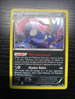 2014 Pokemon Greninja XY24 XY Holo Promo Card English NM- - Image 1