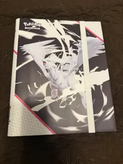 Pokemon TCG Scarlet & Violet White Flare Binder Empty, No Cards or Packs - Image 1