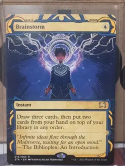 Brainstorm Strixhaven: Mystical Archives Magic the Gathering Card, Regular Card - Image 1