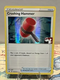 Crushing Hammer 159/202 Prize Pack Series Cards Holo - Image 1